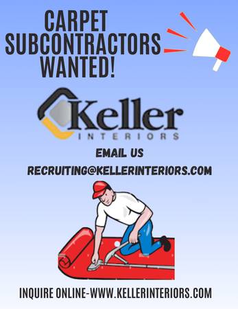 Carpet Subcontractor (1099) wanted 1