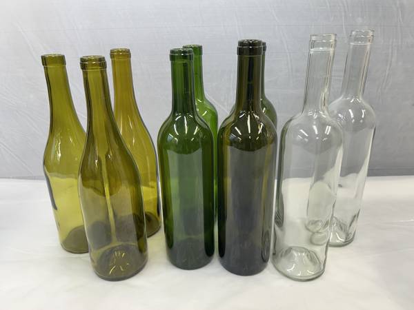 Wine Bottles- no labels, empty, clean, in cases 1