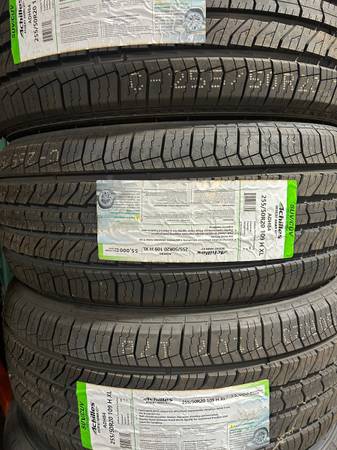 255/50/20 Achilles 4 New Tires Installed 1
