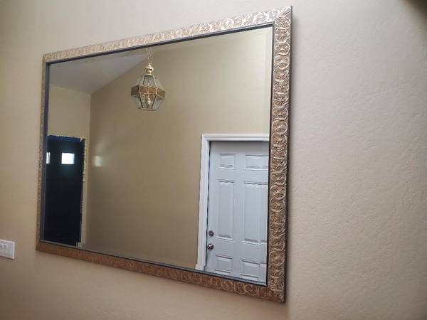 Large Beveled Mirror 1