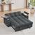 65" 3-in-1 Folding Convertible Sofa Bed, Pullout Sofa, Modern Chenille Fabric, 3 1 thumbnail