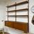 Vintage Mid Century Poul Cadovius 2 Bay Teak Wall Unit 3 thumbnail