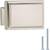 Brushed Satin Nickel, 1-1/2-Inch Rectangular Cabinet Knobs / Pulls 7 thumbnail