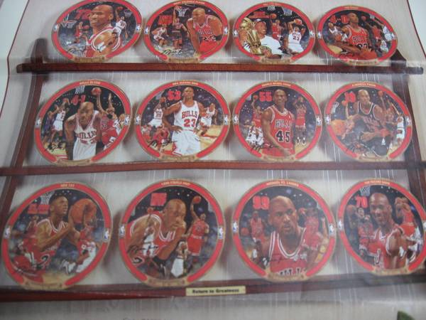 MICHAEL JORDAN-Chicago Bulls "Return to Greatness" 12-Plate Collection 1