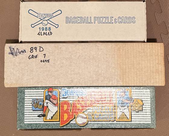 1988-89-90 Donruss Complete Baseball Sets, Griffey Rookie PSA 7 1