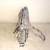 Adorable Zebra Purse with Silver Buckle & Strap 7 thumbnail