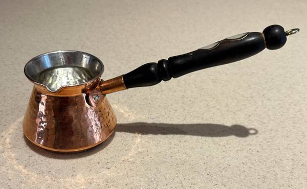 Turkish copper coffee pot (Ibrik) 1