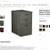 Dark-grain Wood Laminate Deskside Pedestal File Cabinet - 4-Drawer 2 thumbnail