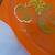 Vintage Mid-Centrury 1960's Orange Glass Serving Tray; Georges Briard 4 thumbnail