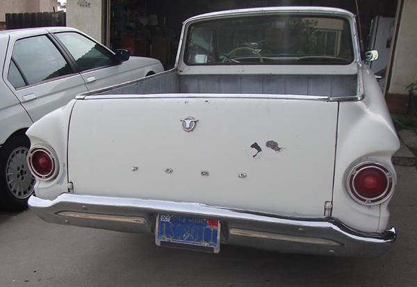 1961 Ford Ranchero Pickup Truck - $7,000 (Chula Vista)63476468389889123