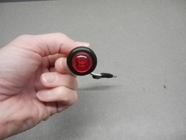 3/4" round red LED Marker lights 1