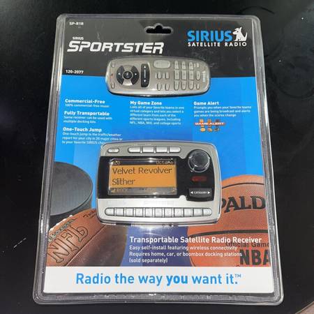 New sealed Sirius Sportster SP-R1 Portable Satellite Radio Receiver 1