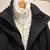 NWT DKNY Black Long Winter Parka with White Fleece - Women's Medium 2 thumbnail