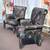 Vintage postmodern art deco hollywood  retro club chairs armchairs 2 thumbnail