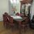 Beautiful Solid Wood Dining Set With 1 Curio Table And 6 Chairs 5 thumbnail