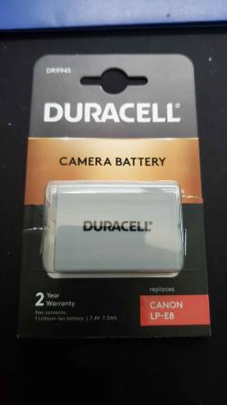 Camera battery - not used, open package 1