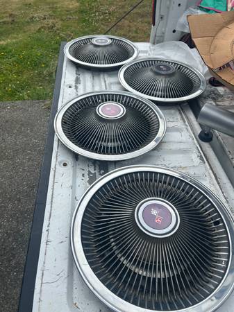 So nice, 4 beautiful OEM 1968-74 Chevy P02  15" Turbine Wh - $5063435861645955122