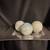 Silver accent tray with blue/gold decorative balls 1 thumbnail
