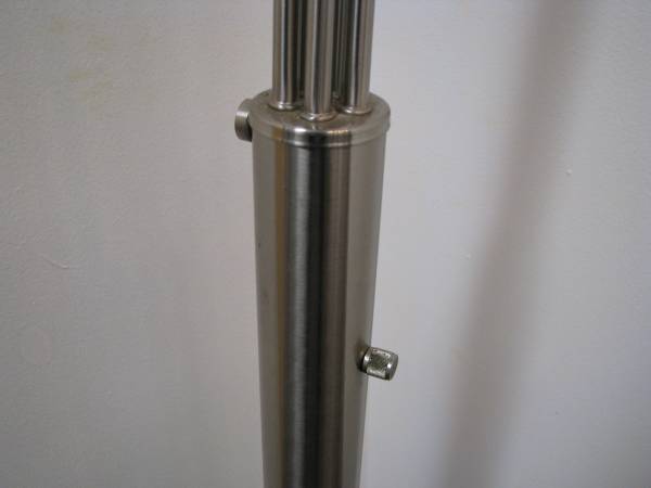 LAMP - ARC FLOOR / (5) Bulbs - Brushed Nickel w/ Dimmer - 7 Foot Tall - $125 (Oak Lawn)63471433645185123