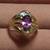 Vintage Natural Rhodolite and Diamond 14K Gold Ring 22 thumbnail