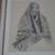 Native American woman pencil drawing framed 27.5 x 25 2 thumbnail