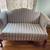 Antique Queen Ann Camel Back Love Seat 1 thumbnail