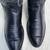 Size 9.5 D Justin Classic Black Lizard Boots 1 thumbnail