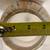 NEW GLASS TREE CLOCHE WHITE GOLD SWIRL MARBLED 13 3/8” OPEN BASE FOR L 7 thumbnail