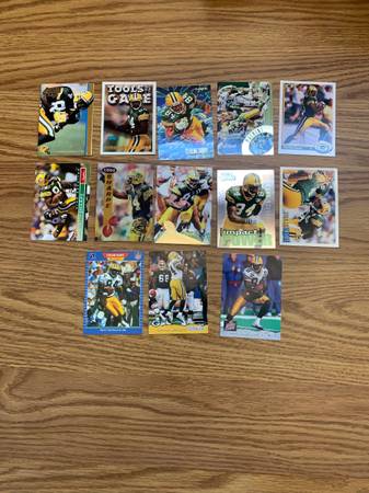 13 Sterling Sharp Green Bay Football Cards 1