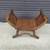 Regency Gondola Stool / Savonarola Roman Style Rattan Chair. 4 thumbnail