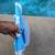 folding blue beach chair like new 7 thumbnail