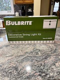 Bulbrite Commercial Grade Outdoor String Light Set 1