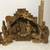 Vintage Olive Wood Nativity Set Christmas Creche Hand Carved Manger 3 thumbnail