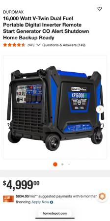 16000 W Inverter Generator 1