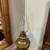Antique Brass Oil Kerosene Lamp 3 thumbnail