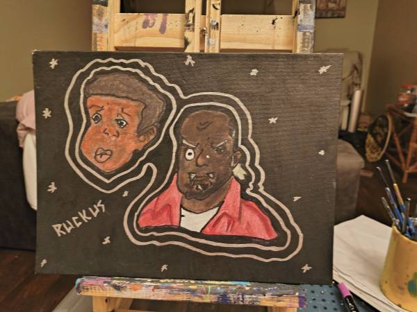 Medium flat painting 1