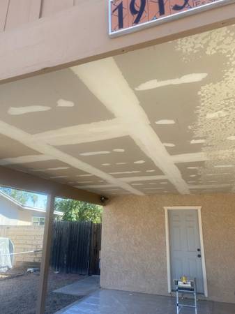 Drywall, patch repair, and texture match 1