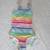New Girls 4/5T Stripe Swimsuit 1 thumbnail