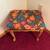 Decorative Wooden Stool - 20”L x 16”W x17”H 3 thumbnail