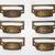 Vintage Ornate Solid Brass Drawer/Bin Pulls - Set of 6 1 thumbnail
