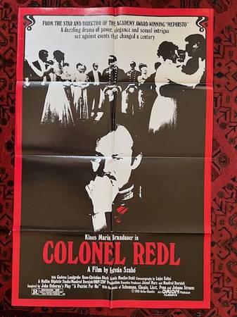 Original Istvan Szabo's COLONEL REDL (1985) 1 Sheet Movie Poster 1