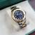 18k Gold Rolex Yacht-Master 40 Blue Dial Red Print Engraved Bezel 15 thumbnail