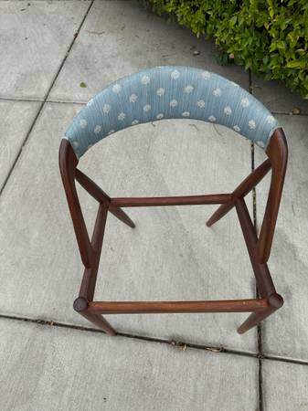 Kai Kristiansen MCM Teak Wood Dining desk Chair Vintage Danish - $150 (Pasadena)63471470276737123