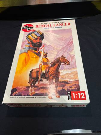 VTG Airfix 1/12 Bengal Lancer 1st Duke of York’s mounted figure Model 1