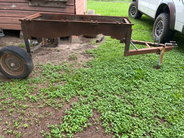 BBQ trailer frame 1