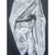 Vintage Large Portrait Painting on Wood Panel Gandhi 3 thumbnail