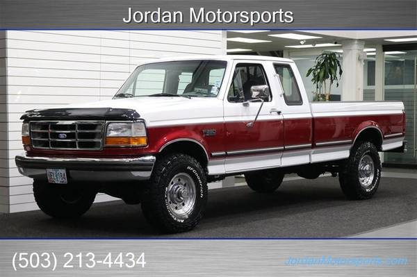 1995 FORD F-250 OBS 4X4 XLT 7.5 1-OWNER 0RUST 59K F350 1996 1997 F250 1