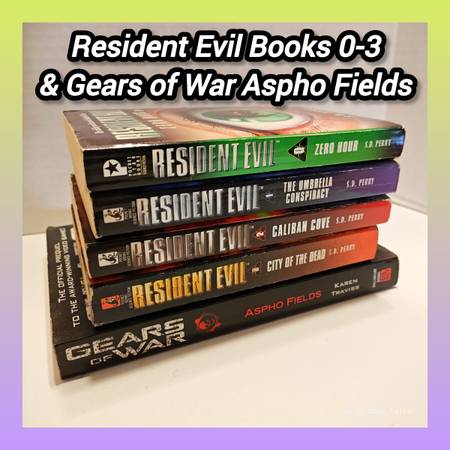 Resident Evil Books 0-3 & Gears Of War 1
