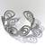 NWT Anthropologie Silver Spiral Cuff Bracelet 5 thumbnail