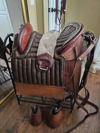 Two Peruvian saddles for sale 1